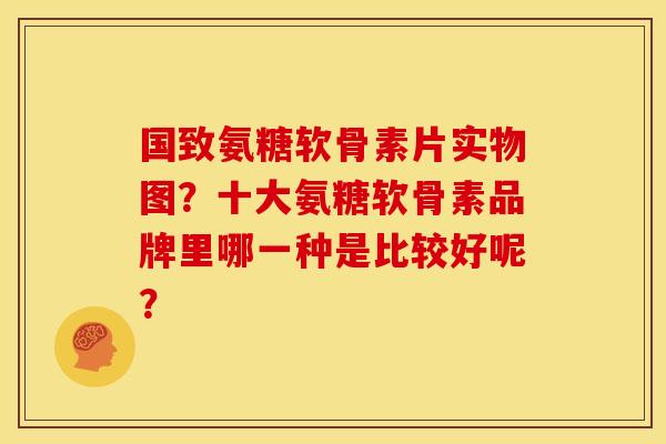 国致氨糖软骨素片实物图？十大氨糖软骨素品牌里哪一种是比较好呢？