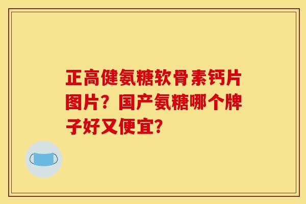 正高健氨糖软骨素钙片图片？国产氨糖哪个牌子好又便宜？