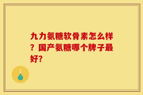 九力氨糖软骨素怎么样？国产氨糖哪个牌子最好？