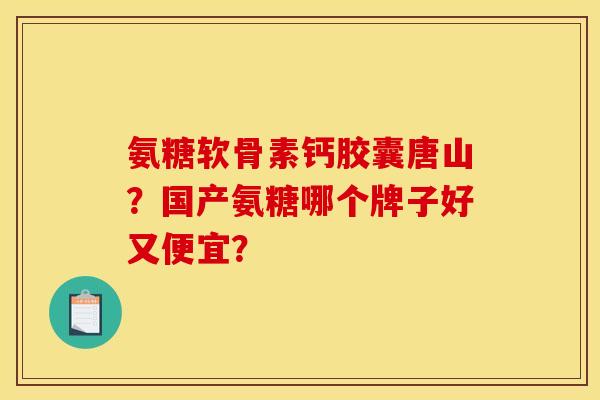 氨糖软骨素钙胶囊唐山？国产氨糖哪个牌子好又便宜？