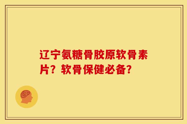 辽宁氨糖骨胶原软骨素片？软骨保健必备？