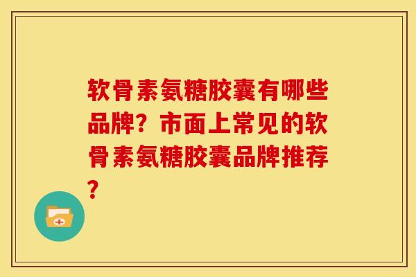 软骨素氨糖胶囊有哪些品牌？市面上常见的软骨素氨糖胶囊品牌推荐？