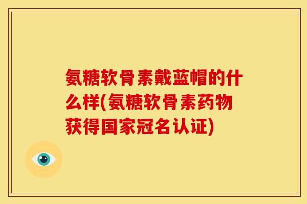 氨糖软骨素戴蓝帽的什么样(氨糖软骨素药物获得国家冠名认证)