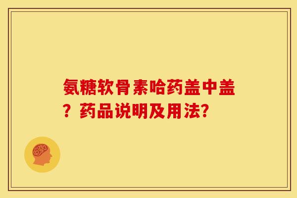氨糖软骨素哈药盖中盖？药品说明及用法？
