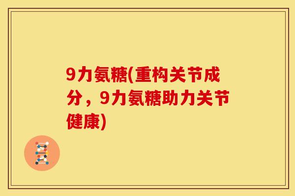9力氨糖(重构关节成分，9力氨糖助力关节健康)