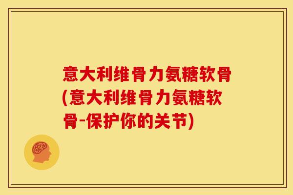 意大利维骨力氨糖软骨(意大利维骨力氨糖软骨-保护你的关节)