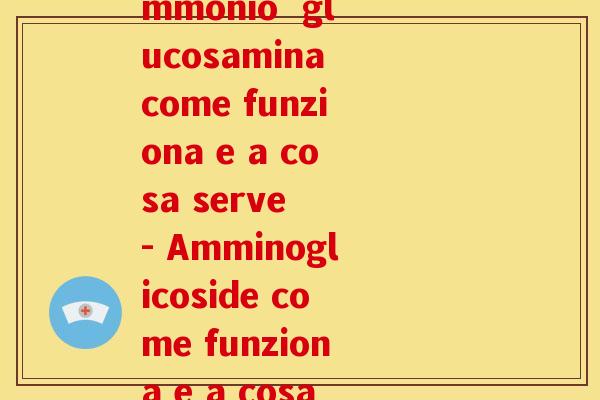 氨糖翻译意大利文(Ammonio  glucosamina come funziona e a cosa serve  - Amminoglicoside come funziona e a cosa serve)