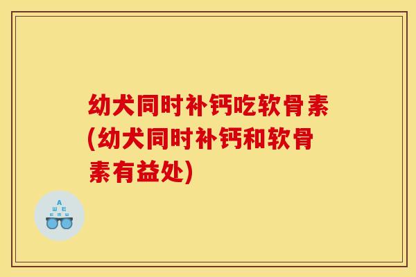 幼犬同时补钙吃软骨素(幼犬同时补钙和软骨素有益处)