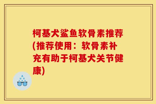 柯基犬鲨鱼软骨素推荐(推荐使用：软骨素补充有助于柯基犬关节健康)
