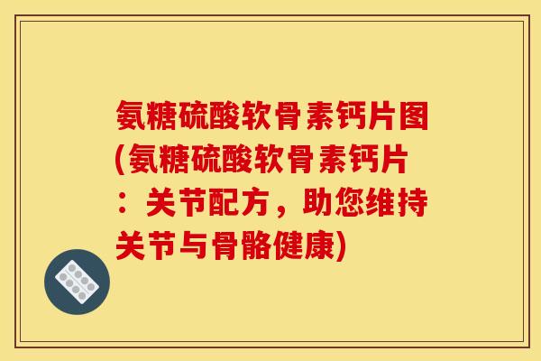 氨糖硫酸软骨素钙片图(氨糖硫酸软骨素钙片：关节配方，助您维持关节与骨骼健康)