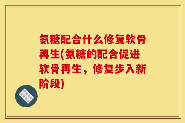 氨糖配合什么修复软骨再生(氨糖的配合促进软骨再生，修复步入新阶段)