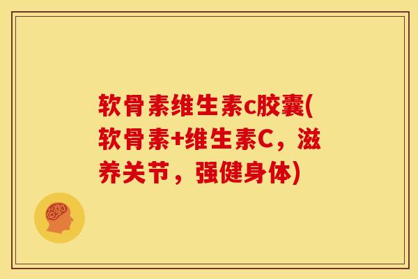 软骨素维生素c胶囊(软骨素+维生素C，滋养关节，强健身体)
