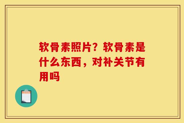 软骨素照片？软骨素是什么东西，对补关节有用吗