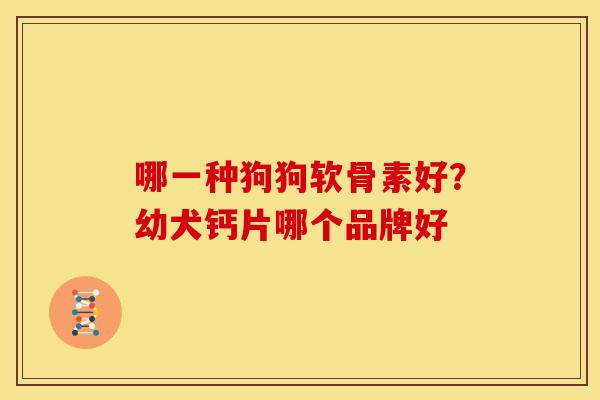 哪一种狗狗软骨素好？幼犬钙片哪个品牌好