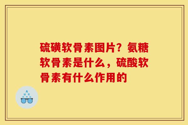 硫磺软骨素图片？氨糖软骨素是什么，硫酸软骨素有什么作用的