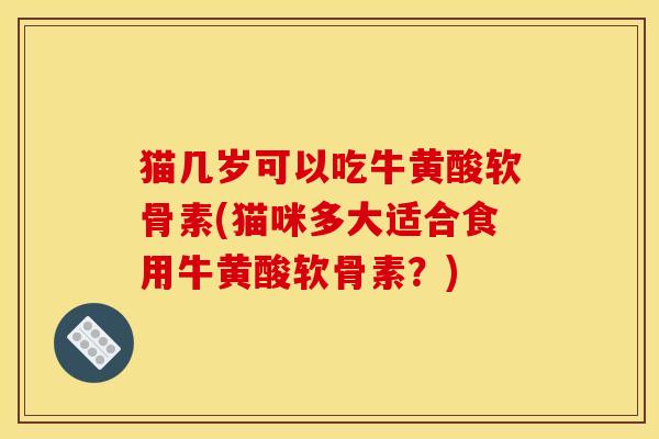 猫几岁可以吃牛黄酸软骨素(猫咪多大适合食用牛黄酸软骨素？)