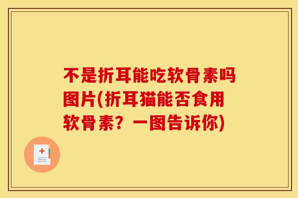 不是折耳能吃软骨素吗图片(折耳猫能否食用软骨素？一图告诉你)