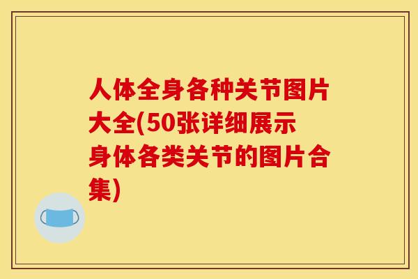 人体全身各种关节图片大全(50张详细展示身体各类关节的图片合集)