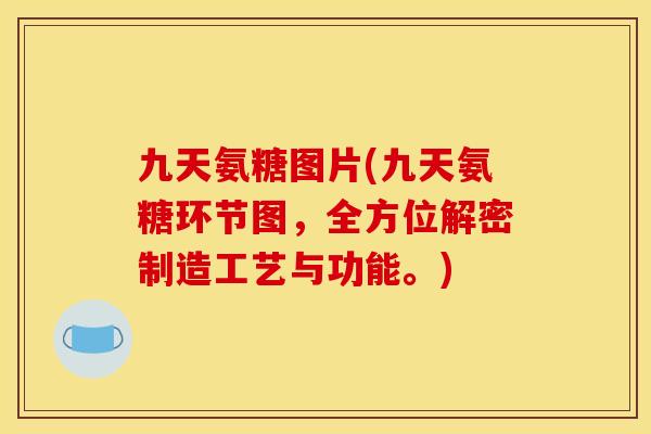 九天氨糖图片(九天氨糖环节图，全方位解密制造工艺与功能。)