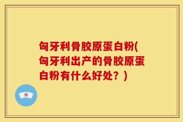 匈牙利骨胶原蛋白粉(匈牙利出产的骨胶原蛋白粉有什么好处？)