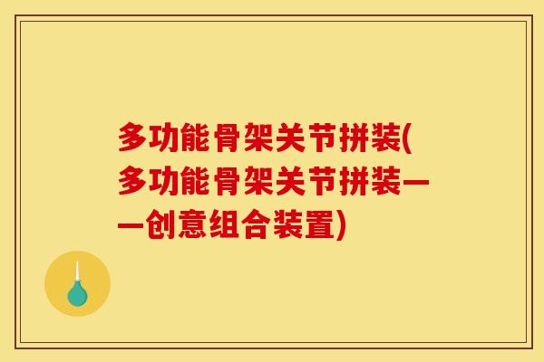 多功能骨架关节拼装(多功能骨架关节拼装——创意组合装置)