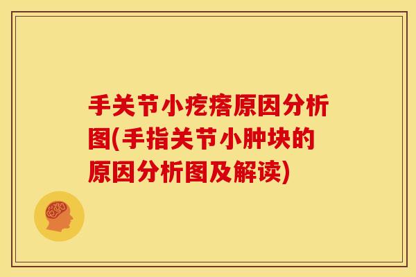 手关节小疙瘩原因分析图(手指关节小肿块的原因分析图及解读)