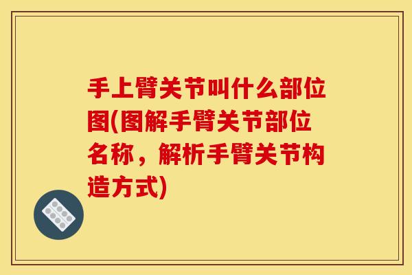 手上臂关节叫什么部位图(图解手臂关节部位名称，解析手臂关节构造方式)