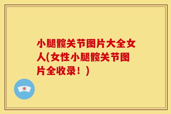 小腿髋关节图片大全女人(女性小腿髋关节图片全收录！)