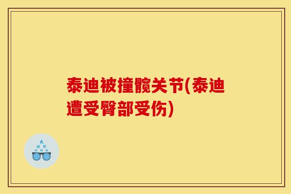 泰迪被撞髋关节(泰迪遭受臀部受伤)