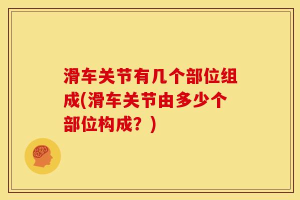 滑车关节有几个部位组成(滑车关节由多少个部位构成？)