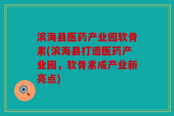 滨海县医药产业园软骨素(滨海县打造医药产业园，软骨素成产业新亮点)