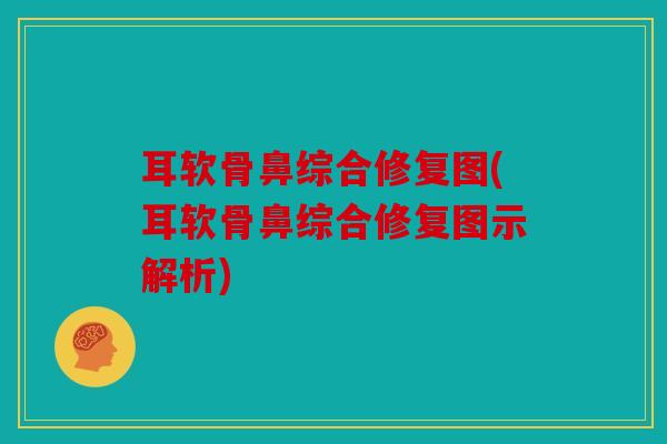 耳软骨鼻综合修复图(耳软骨鼻综合修复图示解析)