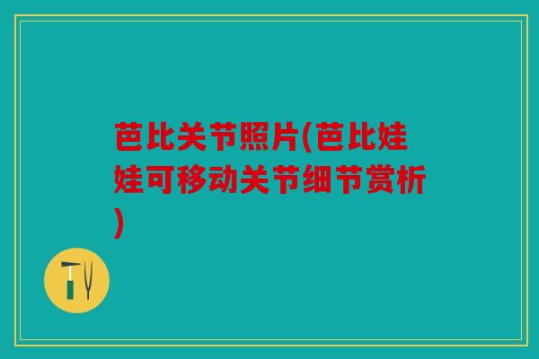 芭比关节照片(芭比娃娃可移动关节细节赏析)