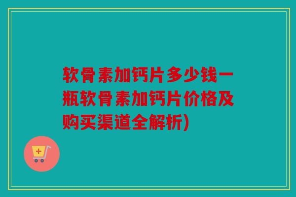 软骨素加钙片多少钱一瓶软骨素加钙片价格及购买渠道全解析)