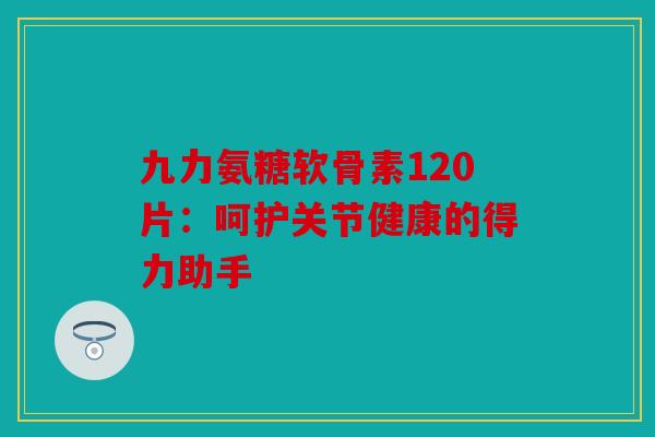 九力氨糖软骨素120片：呵护关节健康的得力助手