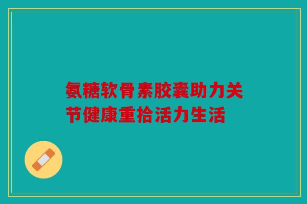 氨糖软骨素胶囊助力关节健康重拾活力生活