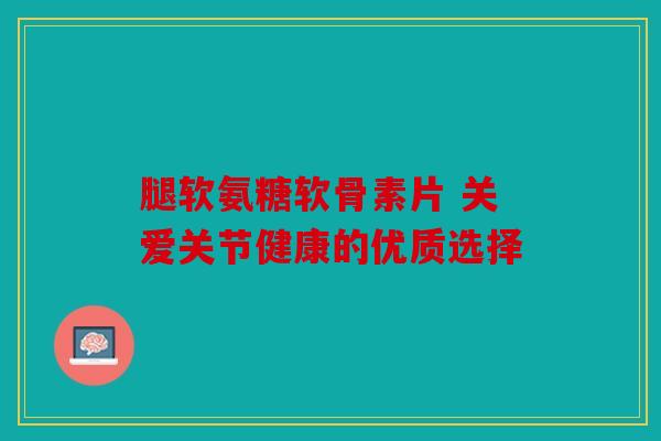 腿软氨糖软骨素片 关爱关节健康的优质选择